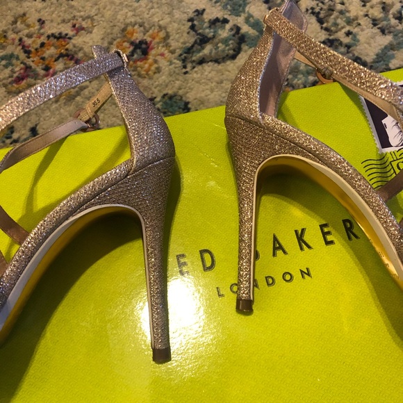 Ted Baker Oralis Lurex Strappy Sandals 
